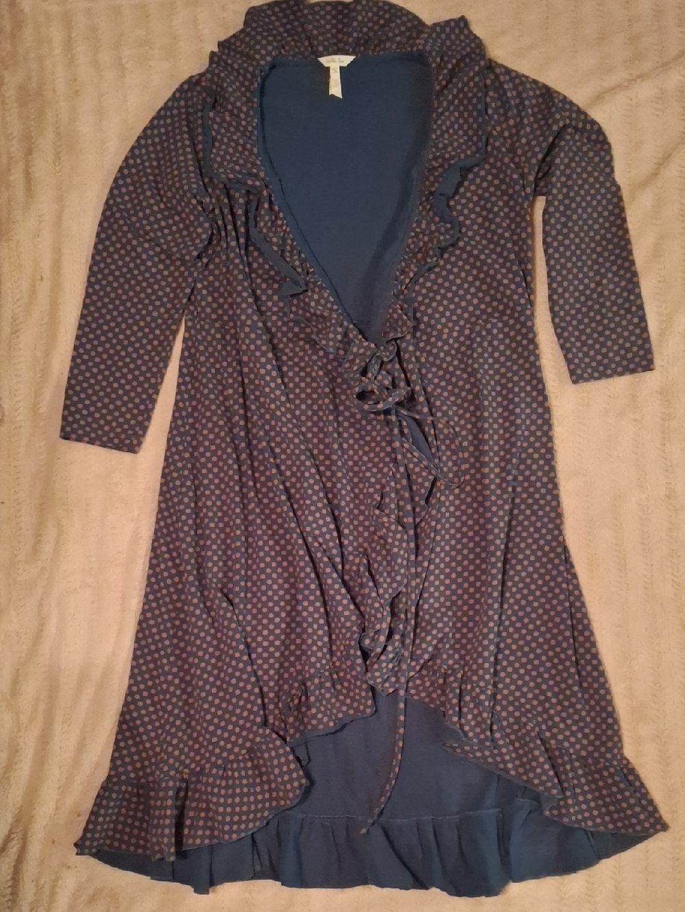 Matilda Jane Green Top with Rust Accents